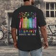 Equality Hurts No One Floral Books LGBTQ Pride Human Rights Men's Back Print T-Shirt Equality Hurts No One Floral Books LGBTQ Pride Human Rights Men's Back Print T-Shirt