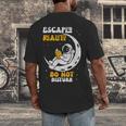 Escaped Reality Do Not Disturb Book Lover Men's Back Print T-Shirt Escaped Reality Do Not Disturb Book Lover Men's Back Print T-Shirt