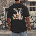 Every Bunny Loves To Read Book Lover Easter Day Apparel Men's Back Print T-Shirt