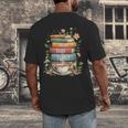 Fantasy Drama Tragedy Book Lover Subtle Watercolor Men's Back Print T-Shirt