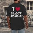 Fantasy Romantasy Book Lover I Love Heart Shadow Daddies Men's Back Print T-Shirt Fantasy Romantasy Book Lover I Love Heart Shadow Daddies Men's Back Print T-Shirt