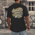 Fantasy Romantasy Book Retro Vintage Shadow Daddy Girl Men's Back Print T-Shirt Fantasy Romantasy Book Retro Vintage Shadow Daddy Girl Men's Back Print T-Shirt