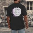 All My Favorite People Are Imaginary Book Lover Idea Men's Back Print T-Shirt All My Favorite People Are Imaginary Book Lover Idea Men's Back Print T-Shirt