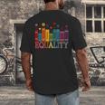 Floral Flower Book Equality Human Rights Women's Rights Men's Back Print T-Shirt Floral Flower Book Equality Human Rights Women's Rights Men's Back Print T-Shirt