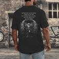 Frankenstein Quote Mary Shelley's Book For Men And Women Men's Back Print T-Shirt