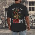 Freadom Tree Read Reading Librarian Book Across America Men's Back Print T-Shirt