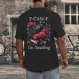 Fuck Off Im Reading Smut Books Dark Romance Book Crow F Cawf Men's Back Print T-Shirt