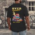 Fully Booked But I Am Ok Book Lover Reading Author Men's Back Print T-Shirt