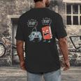 Gamer Book Lover Girl Women Bookworm Video Gaming Daughter Men's Back Print T-Shirt