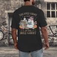 The Only Ghost I Need Is The Holy Ghost Books Reading Lovers Men's Back Print T-Shirt The Only Ghost I Need Is The Holy Ghost Books Reading Lovers Men's Back Print T-Shirt