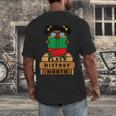 Girl Kid Reading Book Black History Month Bookworm Men's Back Print T-Shirt