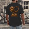 Girl Who Loves Dogs & Books Heart Dog Lover Reader Reeding Men's Back Print T-Shirt Girl Who Loves Dogs & Books Heart Dog Lover Reader Reeding Men's Back Print T-Shirt