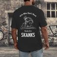 Girls Who Don't Read Book Are Skanks Design Men's Back Print T-Shirt