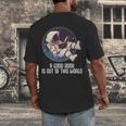 Good Book Is Out Of This World Astronaut Space Men's Back Print T-Shirt Good Book Is Out Of This World Astronaut Space Men's Back Print T-Shirt