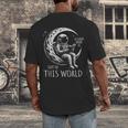 A Good Book Is Out Of This World Kids Reading Imagination Men's Back Print T-Shirt