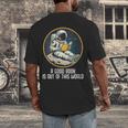 Good Book Is Out Of This World Space Reading Lover Men's Back Print T-Shirt Good Book Is Out Of This World Space Reading Lover Men's Back Print T-Shirt