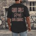 Good Girls Read Dark Romance Shirts For Women Book Lovers Men's Back Print T-Shirt Good Girls Read Dark Romance Shirts For Women Book Lovers Men's Back Print T-Shirt