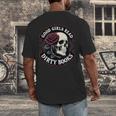 Good Girls Read Dirty Books Smut Reader Dark Romance Skull Men's Back Print T-Shirt Good Girls Read Dirty Books Smut Reader Dark Romance Skull Men's Back Print T-Shirt