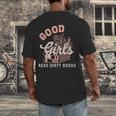 Good Girls Read Dirty Books Smutty Book Merch I Dont Watch Men's Back Print T-Shirt