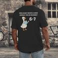 Goose Reading 67 Six Seven Meme Teacher Book Lover Men's Back Print T-Shirt