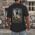 Gothic Book Lover Skeleton Men's Back Print T-Shirt Gothic Book Lover Skeleton Men's Back Print T-Shirt