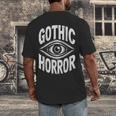 Gothic Classic Horror Thriller Book Movie Film Halloween Men's Back Print T-Shirt