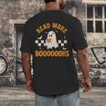 Groovy Halloween Teacher Spooky Read More Book Women Girl Men's Back Print T-Shirt