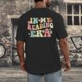 Groovy In My Reading Era Read Book Reader Reading Men's Back Print T-Shirt Groovy In My Reading Era Read Book Reader Reading Men's Back Print T-Shirt