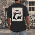 Grumpy Frog Books Music Kawaii Ink Japanese Men's Back Print T-Shirt Grumpy Frog Books Music Kawaii Ink Japanese Men's Back Print T-Shirt
