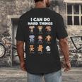 I Can Do Hard Things Children's Book Characters Men's Back Print T-Shirt