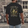 On My Way To Hoard Books And Cause Chaos Tom Foolery Frog Men's Back Print T-Shirt On My Way To Hoard Books And Cause Chaos Tom Foolery Frog Men's Back Print T-Shirt