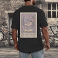 Hockey Romance Tarot Card Books Reader Cozy Reading Men's Back Print T-Shirt Hockey Romance Tarot Card Books Reader Cozy Reading Men's Back Print T-Shirt