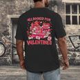 HUGvyn All Booked For Valentines Teacher Book Reading Heart Men's Back Print T-Shirt HUGvyn All Booked For Valentines Teacher Book Reading Heart Men's Back Print T-Shirt