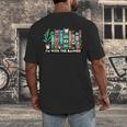 I'm With The Banned Books I Read Banned Books Lovers Men's Back Print T-Shirt I'm With The Banned Books I Read Banned Books Lovers Men's Back Print T-Shirt