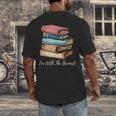 I'm With The Banned Read Banned Books Bookworm Men Women Men's Back Print T-Shirt