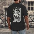 Introvert's Peaceful Solitude Graphic Leave Me Alone Quiet Men's Back Print T-Shirt