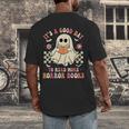 It's A Good Day To Read More Horror Books Halloween Men's Back Print T-Shirt