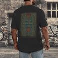 Jane Austen Pride And Prejudice Cover Mr Darcy Book Lovers Men's Back Print T-Shirt