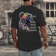 Just a Girl Who Loves Books Men's Back Print T-Shirt Just a Girl Who Loves Books Men's Back Print T-Shirt