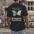 Just a Girl Who Loves Butterflies And Books Butterfly Men's Back Print T-Shirt Just a Girl Who Loves Butterflies And Books Butterfly Men's Back Print T-Shirt