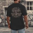 Just One More Chapter Bookish Book Reading Teal Beige Men's Back Print T-Shirt Just One More Chapter Bookish Book Reading Teal Beige Men's Back Print T-Shirt