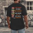 I Just Want To Read My Books Ignore All Of My Adult Problems Men's Back Print T-Shirt
