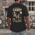 Keep The Candy I'Ll Take Books Halloween Men's Back Print T-Shirt Keep The Candy I'Ll Take Books Halloween Men's Back Print T-Shirt