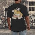 Be Kind Stay Weird Read Books Cute Dragon Men's Back Print T-Shirt