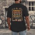 Kindred Spirits Are Not So Scarce Bookish Quote Men's Back Print T-Shirt