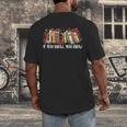 If You Know You Know 6 7 Six Seven Meme Floral Book Lover Men's Back Print T-Shirt