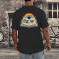 Libraries Are For Everyone Book LGBTQ Ally Gay Pride Month Men's Back Print T-Shirt Libraries Are For Everyone Book LGBTQ Ally Gay Pride Month Men's Back Print T-Shirt