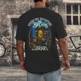 Library Where The Adventure Begins Book Reading Quote Men's Back Print T-Shirt Library Where The Adventure Begins Book Reading Quote Men's Back Print T-Shirt