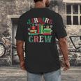 Library Crew Book Lovers Reader Teacher Librarian Christmas Men's Back Print T-Shirt Library Crew Book Lovers Reader Teacher Librarian Christmas Men's Back Print T-Shirt