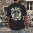Life Is Short Buy The Book Reading Book Men's Back Print T-Shirt Life Is Short Buy The Book Reading Book Men's Back Print T-Shirt